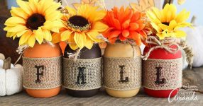 Herfst Mason Jars – Ambachten door Amanda